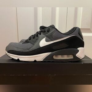 Nike Air Max 90 - Iron Grey/Dark Smoke Grey/Black/White - Men 10.5